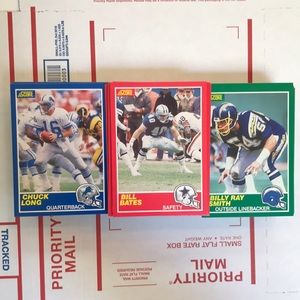 1989 Score Football cards - 277 card lot